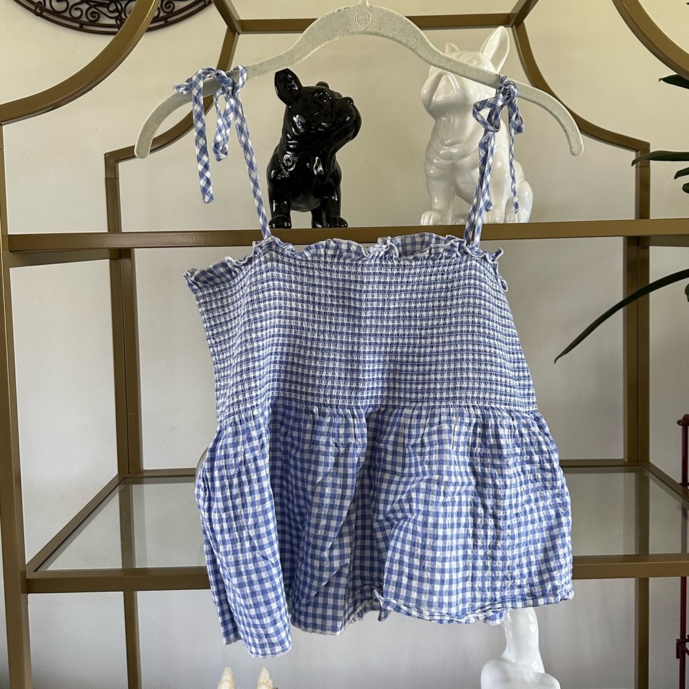 Gingham top